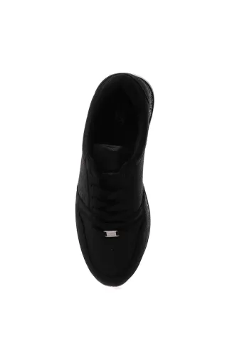 Limon Ela Kadın Sneaker-Siyah
