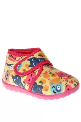 Limon Ber Cat Çocuk Ev Panduf - Pembe
