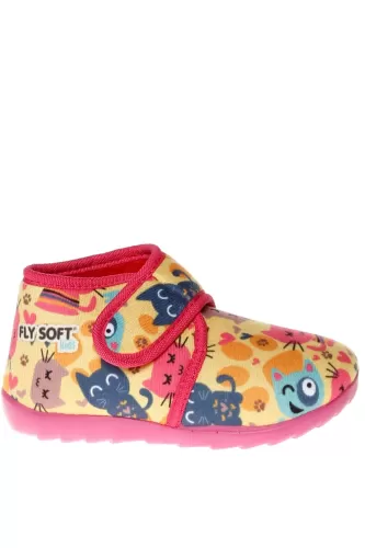 Limon Ber Cat Çocuk Ev Panduf - Pembe