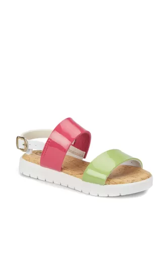 Pink Step Dılor Kız Çocuk Sandalet - Fuşya