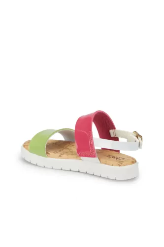 Pink Step Dılor Kız Çocuk Sandalet - Fuşya