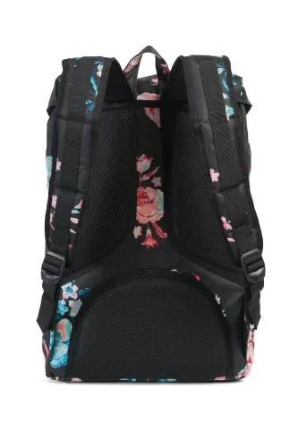 Herschel Supply Co. Çiçek Desenli Sırt Çantası - Siyah
