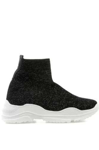 Limon Kadın Sneaker - Siyah Simli