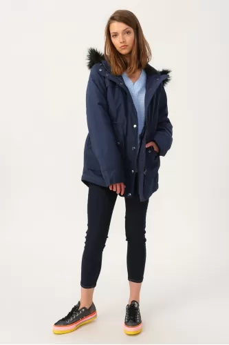 Aeropostale Kadın Mont - Lacivert