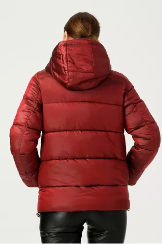 Only Şime Kadın Mont - Bordo