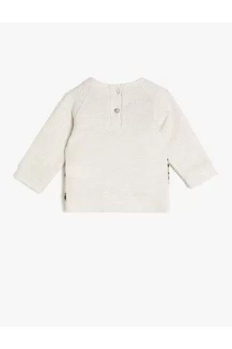 Koton Kız Çocuk Sweatshirt - Ekru