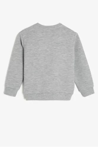 Koton Kız Çocuk Sweatshirt - Gri