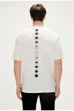 Moon Phase T-Shirt Siyah Baskılı Erkek T-SHİRT