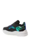 Limon Flamel Deri Unisex Sneaker–Siyah