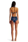 Movom Kadın Yüksek Belli Bikini-Mavi