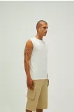 Bad Bear Tribe Tank-top Off-white Beyaz Erkek Atlet