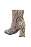Shoe Vero Moda Yılan Derisi Desenli - Krem