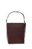 David Jones DJ5-A Zımbalı Kadın Omuz Çanta-Bordo