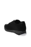 Limon Ela Kadın Sneaker-Siyah