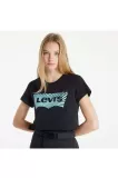 Levis Mavi Logolu Kadın T-Shirt - Siyah