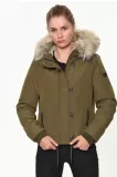 Only Kadın Mont - Haki