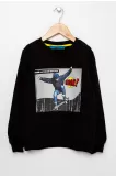 Funky Rocks Erkek Çocuk Sweatshirt - Siyah