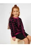 Koton Kız Çocuk Sweatshirt - Pembe