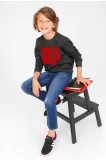 Koton ERkek Çocuk Sweatshirt - Antrasit