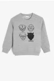 Koton Kız Çocuk Sweatshirt - Gri