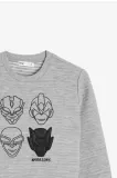 Koton Kız Çocuk Sweatshirt - Gri