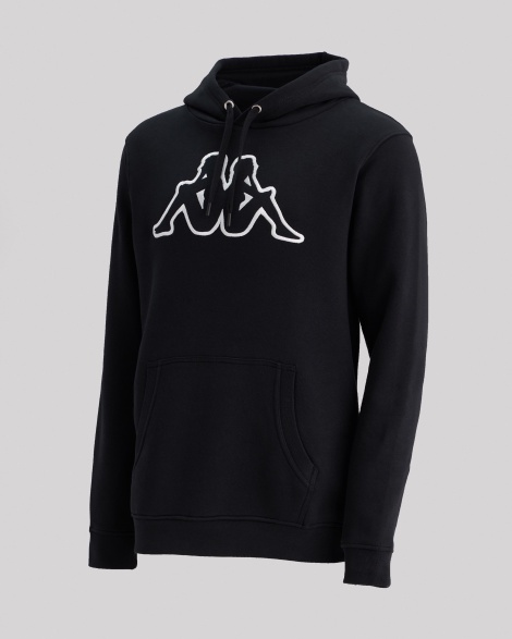 Kappa Logo Airiti Erkek Regular Fit Sweatshirt - Siyah