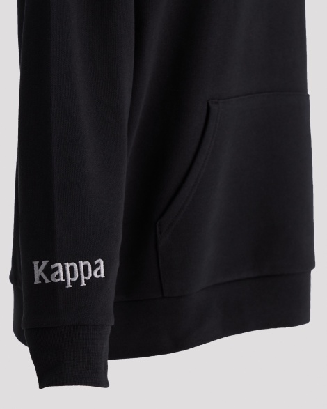 Kappa Authentic Tallyx Erkek  Comfort Fit Sweatshirt - Siyah