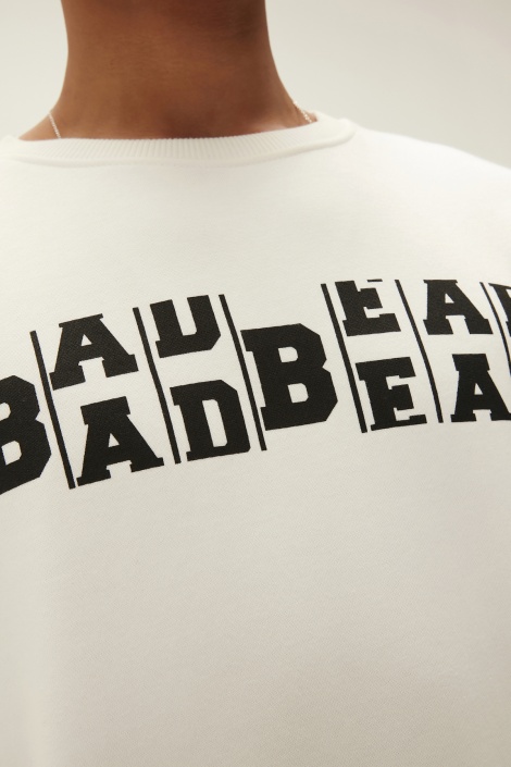 Bad Bear Counter Erkek  Sweatshirt - Beyaz