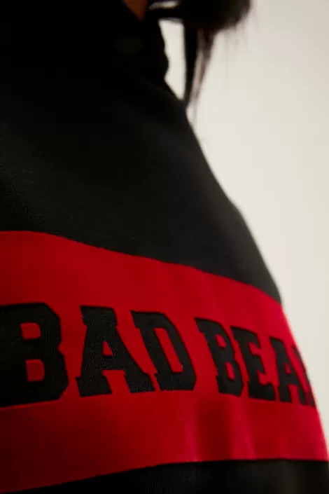 Bad Bear Kadın Flog Hoodıe Sweatshirt - Siyah