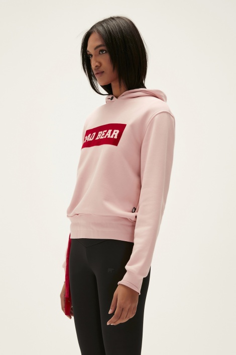 Bad Bear Kadın Flog Hoodıe Sweatshirt - Pembe