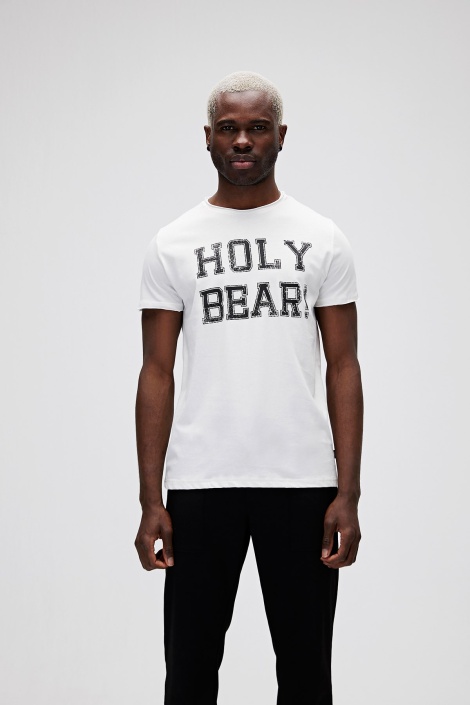 Bad Bear Erkek Holy Tee T-shirt - Kırık Beyaz