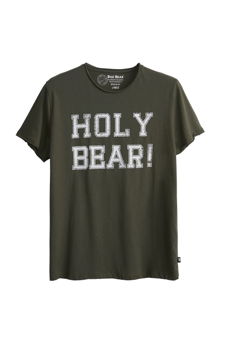 Bad Bear Erkek Holy Tee T-shirt - Haki