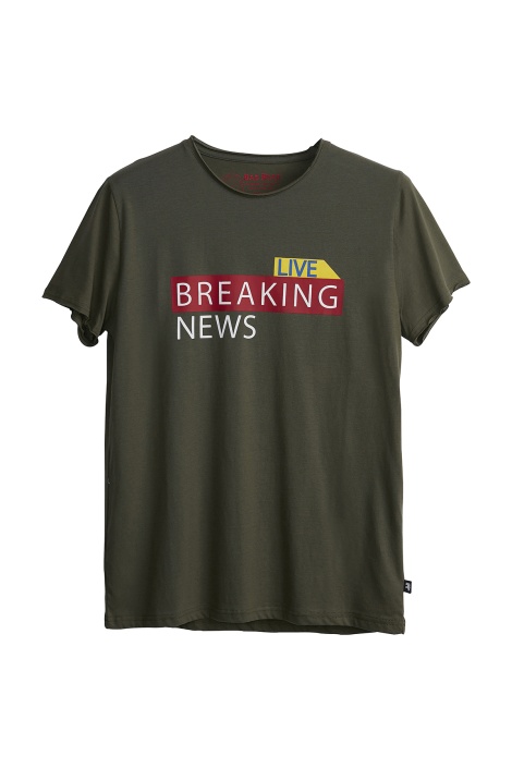 Bad Bear Erkek Breakıng Tee T-shirt - Haki