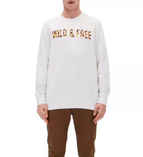 Bad Bear Wıld Crewneck Sweatshirt - Beyaz