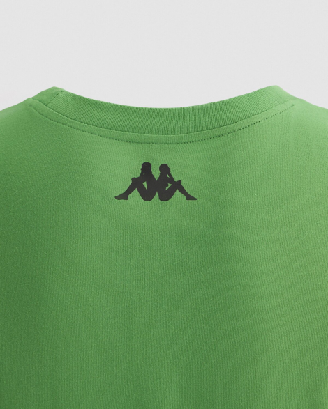 Kappa Authentıc Tobı M Tk Erkek Bisiklet Yaka Tişört - Yeşil