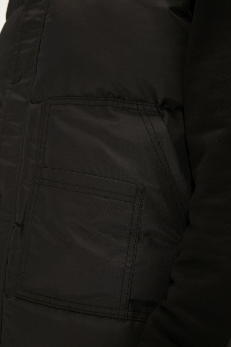 Bad Bear Fınder Vest Erkek Kapüşonlu Puffer  Yelek - Siyah