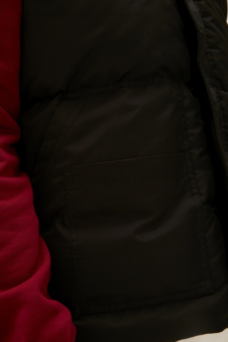 Bad Bear Fınder Vest Erkek Kapüşonlu Puffer  Yelek - Siyah