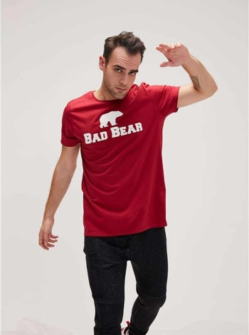 Bad Bear Erkek Bad Bear Tee Tişört - Kırmızı