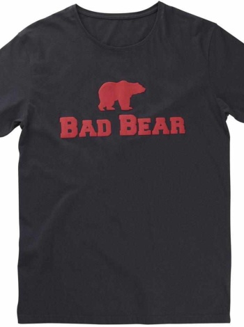 Bad Bear Tee King Sıze Erkek Bisiklet Yaka Tişört - Füme