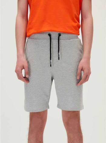 Bad Bear Erkek  Şort Dısplay Sweatshort - Gri Melanj