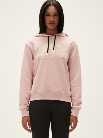 Bad Bear Frost Kapüşonlu Kadın Sweatshirt - Pembe