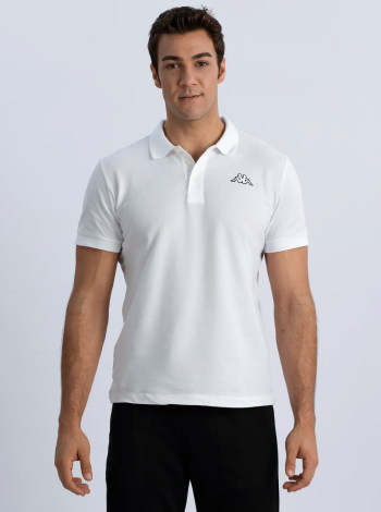 Kappa Erkek Logo Maltax 2 Mss  Regular Fit Polo Yaka Tişört - Beyaz