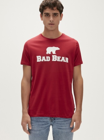 Bad Bear Tee Bisiklet Yaka Erkek Tişört - Kiremit