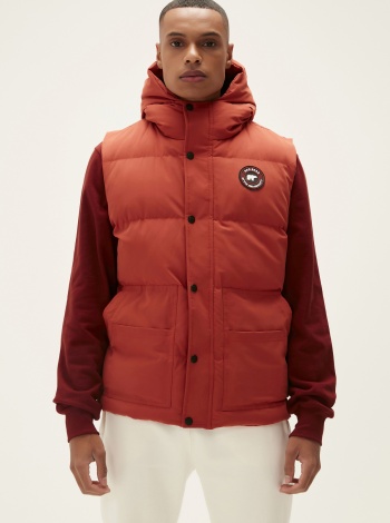 Bad Bear Fınder Vest Erkek Kapüşonlu Puffer  Yelek - Turuncu