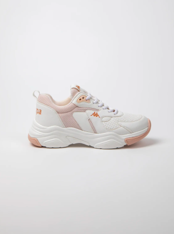 KAPPA KADIN AUTHENTIC KAY 1 TK AYAKKABI-  BEYAZ-PEMBE