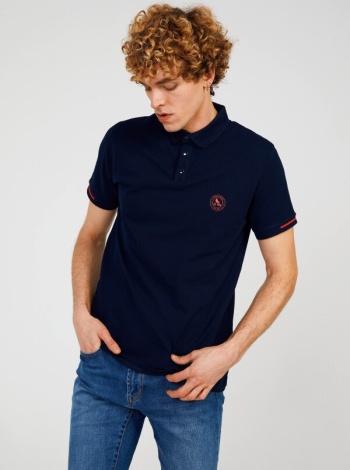 The Crow Summer Polo T-shirt - Lacivert