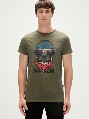Bad Bear Erkek Reckless T-Shirt - Haki