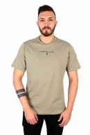 Five Pocket Erkek Bisiket Yaka  Oversize Tişört- Haki