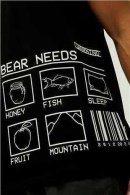 Bad Bear Erkek Bear Needs Tişört- Siyah