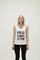 Bad Bear Kadın Sea Sand Sun Tank-Top - Kırık Beyaz